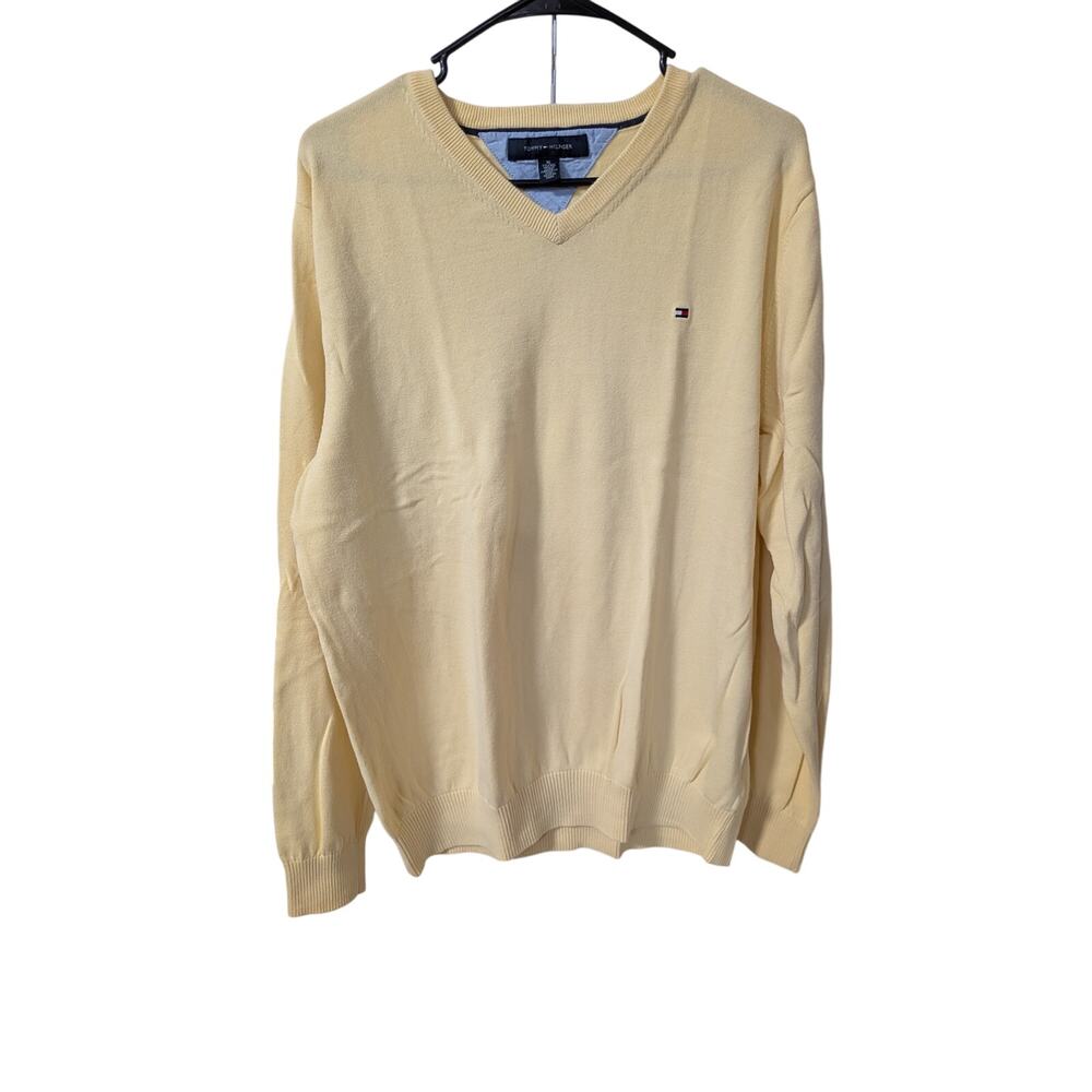 Vintage Tommy Hilfiger Men's Long Sleeve Sweater